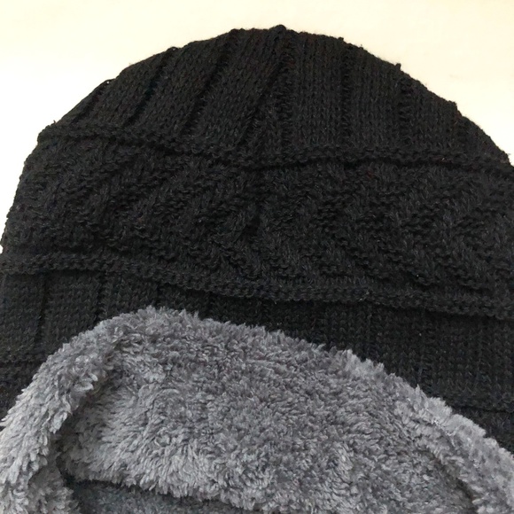 New Women Winter Warm Fleece Lined Balaclava Snow Ski Cap Beanie Hat Scarf Set - Picture 4 of 5